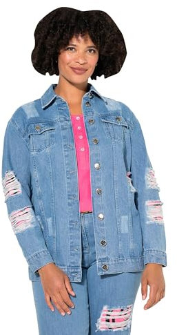 Angel of Style Damen große Größen Übergrößen Plus Size Jeansjacke Light Blue 50 834084901-50