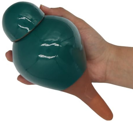 Ollas Lutton Olla Terre Cuite à Planter 40cl| Arrosage Autonome pour Plantes d'interrieur Ecologique & Economique | Système d'Irrigation Naturel | Autonomie 3 Jours | Ollas Sabeur Bleu canard