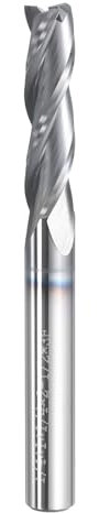 sourcing map 3pcs Spiral Router Bit 1/4 Cut Dia 3 Flutes Up Cut AITiN Coated End Mill Bits Milling Cutter for Wood Carving (1/4 Shank 1 Cut Length 2-1/2 Long 30 Degree Helix HRC44-46)