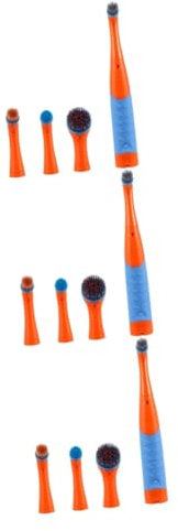 PRETYZOOM 3 Juegos Lavar Fregador De Fregadero De Cocina Fregadora Eléctrica Bola De Limpieza Cepillo Para Ollas Limpieza De Baños Fregadora Inalámbrica Fregadora De Azulejos Blue