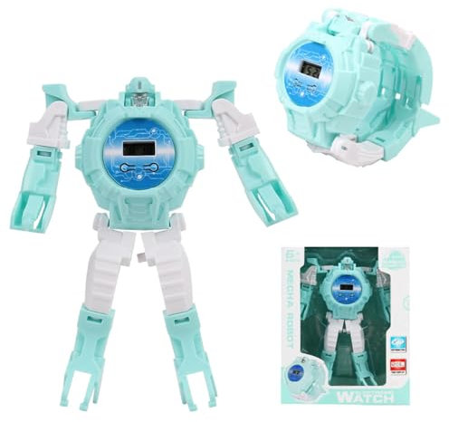 Umwandlung des Roboters Clock-Easy Watch, Transformationsfunktion, leicht zu tragen | Interaktives Transformationsspielzeug, lustiges Geschenk für Jungen und Mädchen
