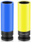 Antrieb 17mm Schlagschrauber Stecknuss, Schlagschrauber Nüsse 19mm, Lug Nut Socket Set, Kraft-Steckschlüssel-Satz, Nuss 1/2 12,5 mm Antrieb, 6-kant, SW 17 mm, lang, Auto/KFZ, R63041716