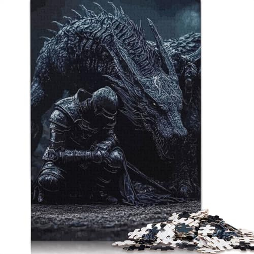 Dark Souls Puzzle 1000-teilige Schwer Puzzle Spielzeug Pädagogisches Spiel Impossible Herausforderung Spielzeug Für Erwachsene Und Kinder Ab 12 Jahren 1000pcs (38x26cm)