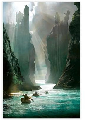 hsqxidhz Filmposter Herr Der Ringe Leinwandposter Wandkunst Dekor Druck Bild Gemälde für Wohnzimmer Schlafzimmer Dekoration 30 x 45 cm