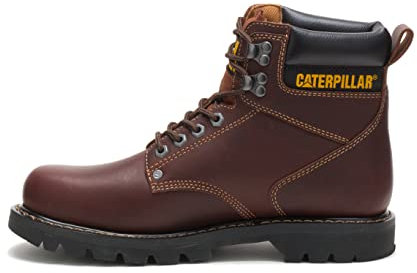 caterpillar Stivali da lavoro Second Shift Uomo, Marrone chiaro, 43 EU