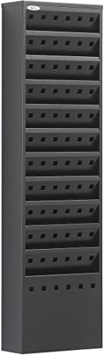 Safco Zeitschriftenständer, 11-Pocket, 23,5 cm breit, 36.25 cm Höhe, schwarz (4321BL) schwarz