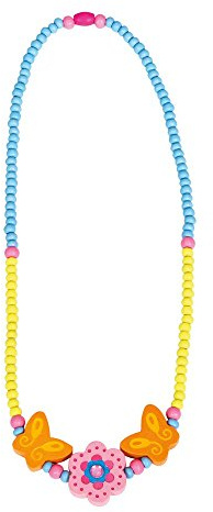 Bino 9989034 - Halskette Blume, rosa