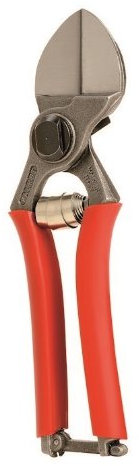 FALKET 2209 MAXI - Forbici per potatura professionali a doppio taglio con fulcro disassato forgiate a caldo, cm 21