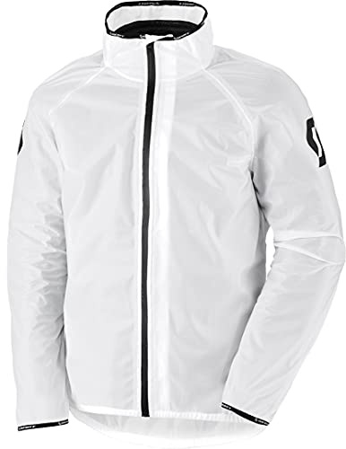 SCOTT Ergonomic Light DP Motorrad/Fahrrad Regenjacke weiß 2025: Größe: XL (52/54)