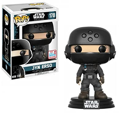 POP! Star Wars: Rogue One - Jyn Disguise mit Helmet #178 NYCC 2017 Exclusive Vinyl Bobble-Head Figur