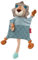 SIGIKID 42157 Schnuffeltuch Löwe Kuscheltuch Mädchen und Jungen Babyspielzeug empfohlen ab Geburt beige/blau