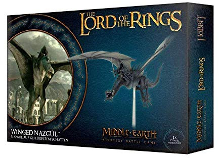 Games Workshop Warhammer Mittelerde geflügelter Nazgûl 99121466012 Schwarz