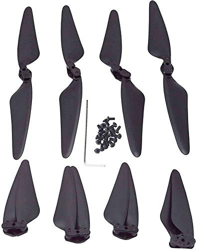 Blomiky 8 F11 Faltbare Propeller Requisiten für F11 2-Achsen Gimbal und F11GIM SJRC F11 DE22 4K Pro F11 Pro und F24 Pro F35 GPS RC Quadcopter Drohne F11 Blades 2 Set