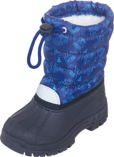 Playshoes unisex – barn Fodrade Barnvinterstövlar, Varma Snöstövlar Med FoderSnökängor