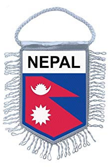 Akachafactory Wimpel mini Flagge Fahne flaggen miniflagge Nepal