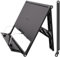 Readaeer - Soporte portátil de plástico para libros, plegable, ángulo libre, ajustable, hecho de plástico ABS ultraligero y resistente, soporte multifuncional para libros de texto grueso, plegable y