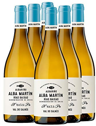 Alba Vino blanco albariño D.O. Rías Baixas - 6 x 750 ml