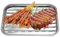 weiting Vassoio da barbecue per barbecue, griglia per esterni, griglia rettangolare, griglia per barbecue per verdure – bistecchiera in metallo per esterni, accessorio per barbecue per carne e verdure