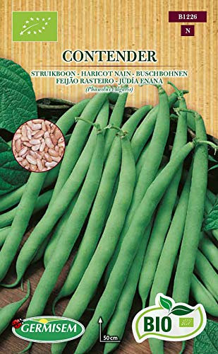 Germisem Orgánica Contender Semillas de Frijol Francés 80 g
