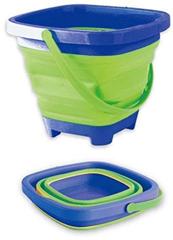 Prevessel Sand Strand Spielzeug, Multifunktionale Faltbare Strand Eimer Sand Spielzeug Kinder Kunststoff Sandeimer Erweiterbarer Sandeimer