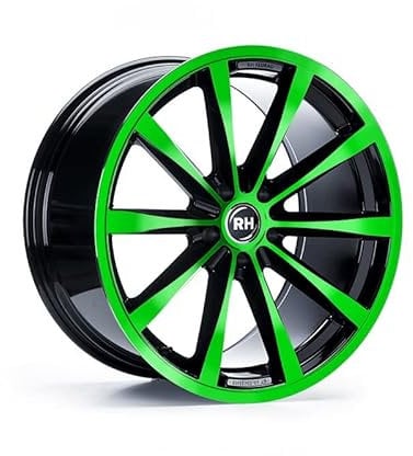 RH Alurad GT 10X19 ET45 5/120 color polished - green