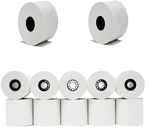 44mm Thermal Paper Rolls (10 Rolls) 1 3/4 x 230' feet for Sharp Cash Register Tape.