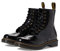 Dr. Martens Damen 1460 Amphibians, Black Distressed Patent, 40 EU