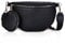 Gsenhui Crossbody Bag Damen, Bauchtasche PU Leder mit Geldbörse, Taschen Breitem Schultergurt, Kleine Umhängetasche und Austauschbar für Reise, Schwarz