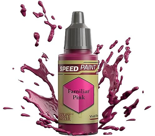 The Army Painter Speedpaint Familiar Pink 2.0, Single Acrylic Paint 18ml One-coat Painting Soloution For Fantasy Tabletop Miniatures Like Warhammer 40k and Dungeons And Dragons Figures