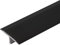 A55 18mm Anodised Aluminium Threshold Trim T Bar Transition Strip for Tiles - Black, 1.0m