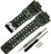 Replacement watch bands for Casio GLS-8900/GW-8900/GA-110/GA-100C/GA-120/GD-110/GLS-100 (Camouflage ArmyGreen)
