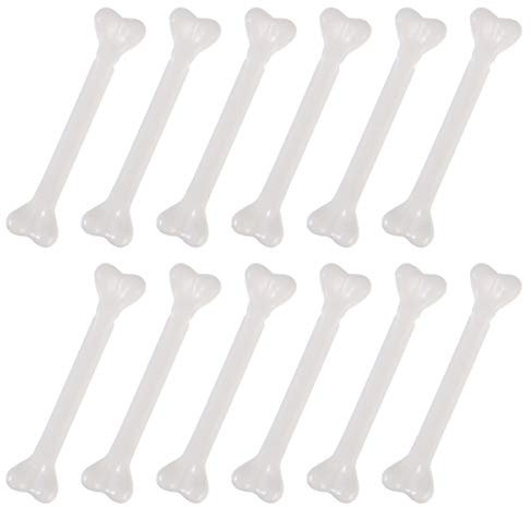 FOMIYES Halloween-Kunststoffknochen, Kunststoffknochen für Halloween-Kostüm, Falsche Knochen-Partygeschenk Für Halloween-Requisiten 36 Stück (Weiß)