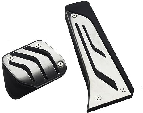EVERETTE Fit for B-MW 5 6 7 Serie E65 E67 E68 F01 F02 F10 F11 F07 F12 F13 Bremse Kupplung fuß Rest Pedal Pad Ersetzen (Color : Black)