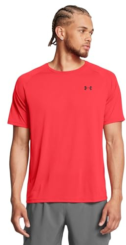 Under Armour Men's Tech 2.0 Short-Sleeve T-Shirt, (713) Racer Red / / Black, XS