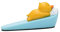 Butée de Porte Lapin Hérisson Ours Canard Chat Chien Animal Butée de Porte Mignonne Butée de Porte Décorative Cale de Porte pour Bas de Porte (Canard)