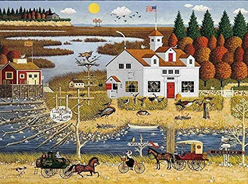 ALKOY Puzzles 1000 Teile Erwachsene Kinder Puzzle Charles Wysocki Diy Spielzeug Einzigartiges Geschenk Home Decor