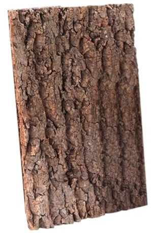 Baoblaze Korkfliesen Hintergrund, Natürliche Reptilien-Klettermatte, Korkfliesen Hintergrund, Cork Bark Backdrop Reptile Climbing Mat für Spinne, Gecko, Eidechse, Chamäleon, 30cmx40cm