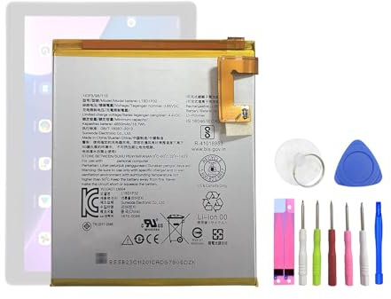 HIGHAKKU Ersatzakku L18D1P32 kompatibel mit Le-novo Tab M10 HD/Smart Tab M10 HD Tablet TB-X505F TB-X505L TB-X505X Series TB-X605L X605F X605M with Tools