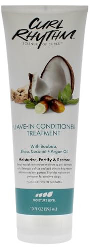 Curl Rhythm Leave-in Conditioner Treatment – Leave-in Conditioner für Curly Hair – Haarpflege mit Shea, Coconut, und Arganöl – 295 ml