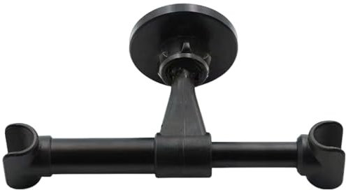 Support de téléphone portable pour voiture, crochet d'appui-tête pour siège de voiture - Rotation à 360 degrés - Support magnétique pour siège arrière - Crochet de rangement multifonction -