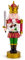 YT3 Studio Weihnachten Nussknacker Ornamente mit Schneekugel, 8.3inch Weihnachten Nussknacker Figuren Traditionelle bemalte Nussknacker Soldat Puppen Sammler Nussknacker Puppen Wohnkultur