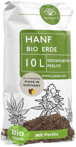 Bio Hanf Erde 10 L - Grow Erde mit Perlite