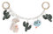 Done by Deer Kinderwagenkette Lalee Sand mit verschiedenen Texturen, Farben und Formen - Babyspielzeug für unterwegs ab 0 Monate – kann am Gitterbett, Laufstall oder Kinderwagen befestigt werden