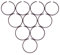 KAVIGU 10pcs Lot Piston Ring, For Ryobi Shindaiwa B45 Solo 140, For Robin NB411 1E40FP-3Z3-5 Trimmer Brush Cutter Engine 40mm X 1.5mm Piston Ring Rings Kit