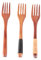 Garneck Lot De 3 Fourchettes Japonaises En Bois À Quatre Dents Pour Desserts Salades Sushis