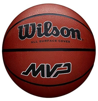 Wilson MVP Basketball Brown 7 Ball, Unisex-Adult