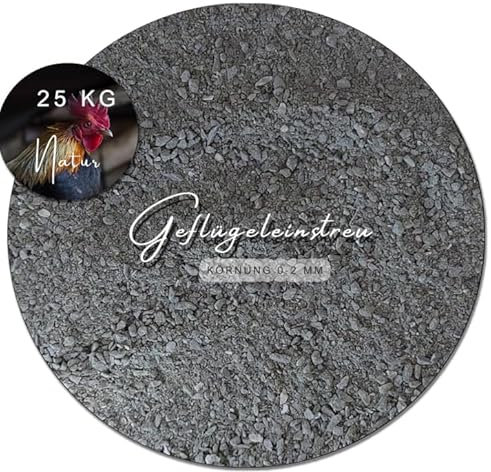 Geflügeleinstreu Hühner einstreu 25kg Badesand Sandbad aus Diabas 0-2 mm sandig