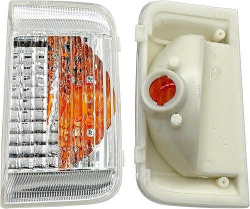 Generisch Spiegelblinker Rechts – Außenspiegel Blinkerkappe passend für Fiat Ducato, Peugeot Boxer, Citroën Jumper (ab 2006) – E-Prüfzeichen, Wasserdicht, Orange