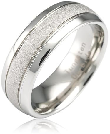 meine bestellungen anzeigen Temperament Damen Herren Ringe 8mm Wolfram Ring Silber Partnerringe Für Sie und ihn Verlobungsring Damen Paar Eheringe sale damen