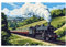 Landschaft Puzzle 1000 Teile Erwachsene Zug, Puzzles mit Verpackung Box und Poster, Lustig Stress Abbauen Familien Unterhaltungsspiele für Raumdekoration, Kreative Geschenke für Männer/Frauen 1T-835